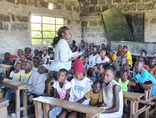 Kenia Bildungsprogramme Schulklasse in Kenia