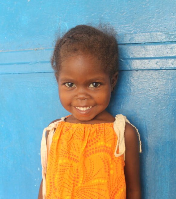 Mädchen aus Haiti
