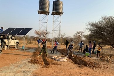 Simbabwe Brunnenbau
