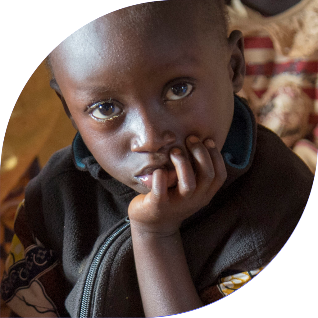 Junge aus Burundi